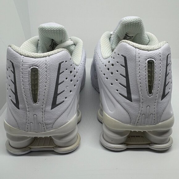 Men's All White Nike Shox - Picture 7 of 7